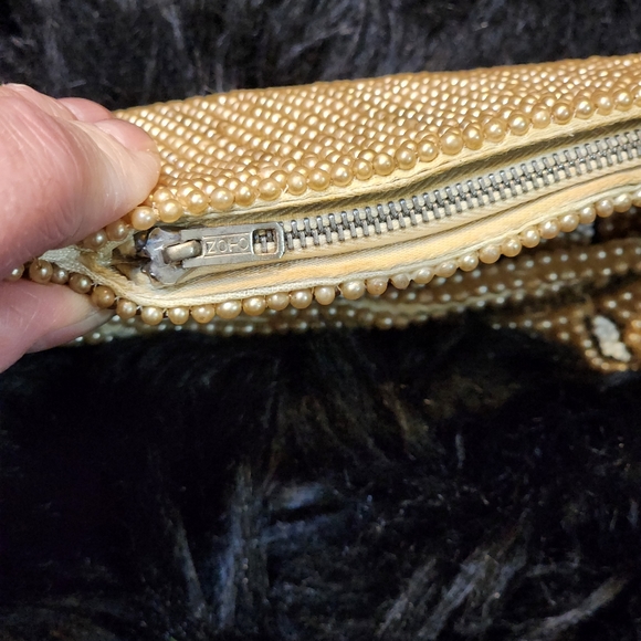 VINTAGE Small Beaded Evening Bag Clutch Made in Japan - Picture 13 of 14